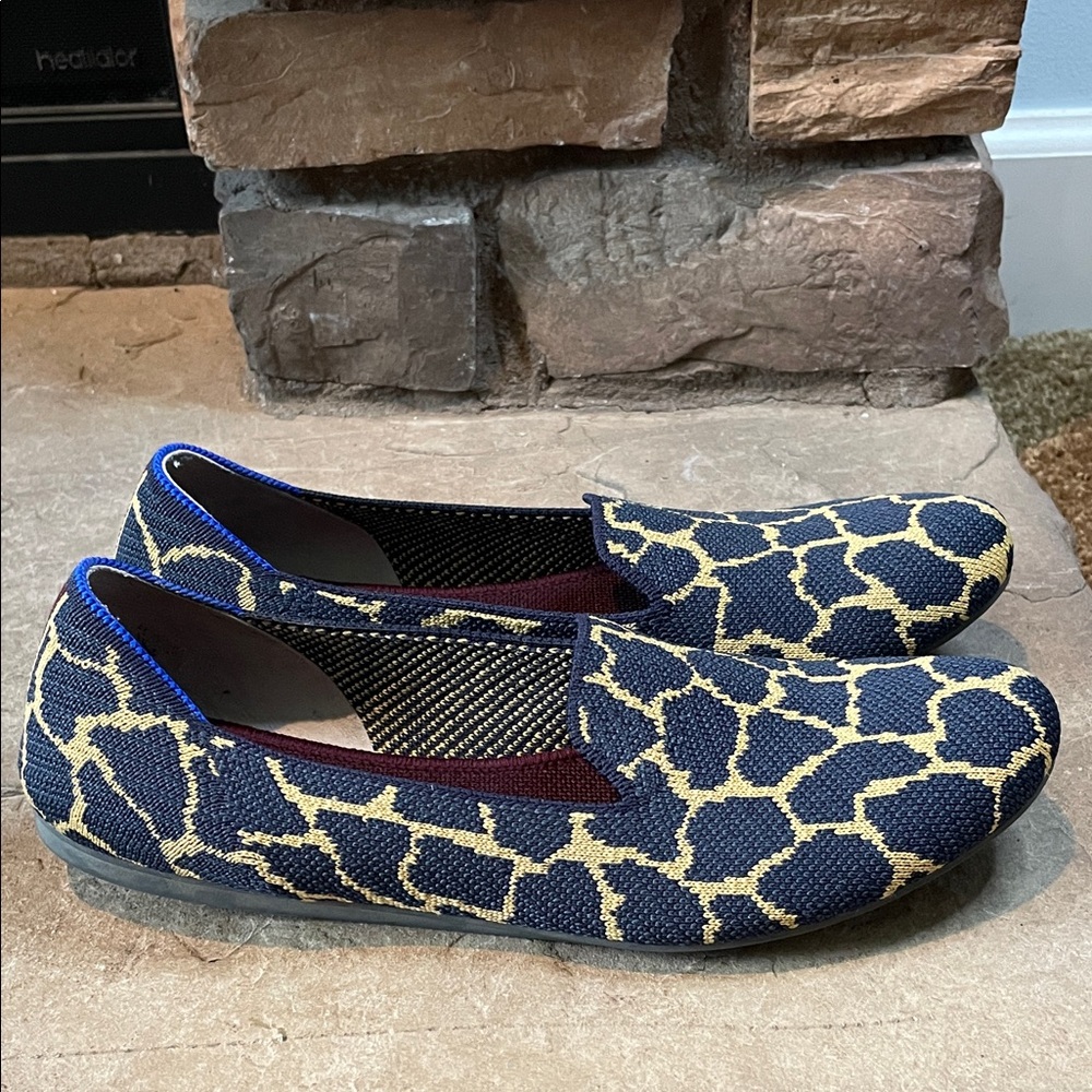 🦄Rothy’s Indigo Giraffe Loafers🦄